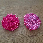 Ausgefranste Stoffblume Fantasy Nr. 46