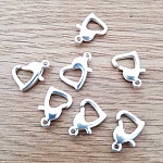 1 Karabinerverschluss Herz 13 mm