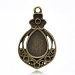 Halter Cabochon Goutte N°02 Bronze