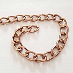 1 Meter flache Kette Nr. 01 18 x 12 mm