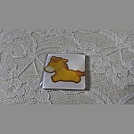 quadratischer Glas-Cabochon 30mm 013 
