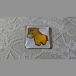 quadratischer Glas-Cabochon 30mm 012 