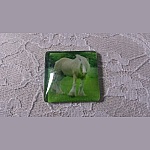 quadratischer Glas-Cabochon 30mm 010 