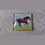 quadratischer Glas-Cabochon 30mm 009 