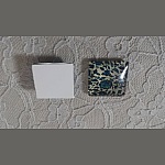 quadratischer Glas-Cabochon 25mm 023 