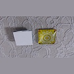 quadratischer Glas-Cabochon 25mm 020 