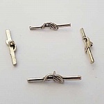 Stab Stab für Metallschließe Silber Nr. 15