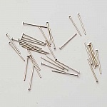 Tige / clou 15mm à tête plate argent Vieilli x 10 pièces