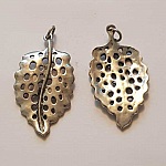 Breloque Fleur Métal N°141 Argent