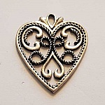 Breloques Cœur N°67 Argent