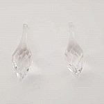 Perle acrylique Diamant transparent 73 x 21 mm Goutte