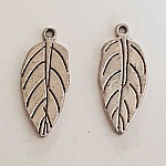 Breloque Fleur Métal N°160 Argent