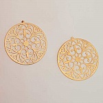 Estampe N°26 Rond 46 mm Doré Cuivré