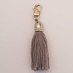 Pompon Mousqueton 45 mm Rose Pâle