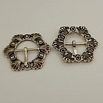 Boucle de ceinture Argent en Zamac N°05