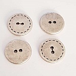 Bouton Argent N°23 de 23 mm Rond