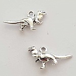 Breloque Dinosaure N°02 Argent Clair