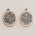 Breloque Médaille pièce 17 mm Argent-09
