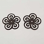 Estampe N°03 Rosace Marron 25 mm