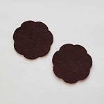 Jolie petite fleur en Feutrine 36 mm N°21-12 x 2 pièces