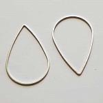 Perle rondelle plate anneau intercalaire métal argenté 050 Argent