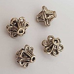 Perle divers en métal argenté 034 argent