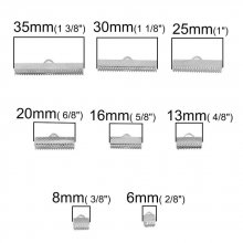 160 Krallenverschlüsse 06 bis 35 mm Silber