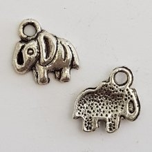 Elefant Charm Nr. 01 x 2 Stück
