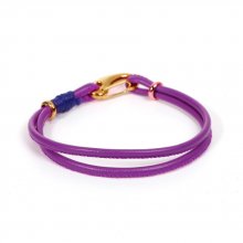 Europäisches Armband Double Uni Violett