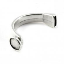 Halbes Armband aus Zamak 12 mm x 03 mm