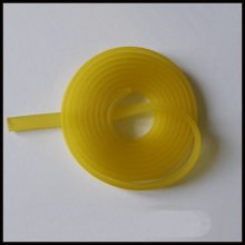 1 Meter PVC-Flachband 5.8 x 1.9 mm Gelb.