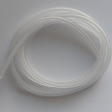 1 Meter PVC-Hohlfaserschnur 3 mm Weiß