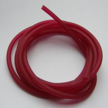 1 Meter Pvc-Hohlfaserschnur 3 mm Bordeaux