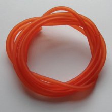 1 Meter Pvc-Hohlfaserschnur 3 mm Orange