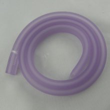 0.50 Cm PVC hohl rechteckig Lila