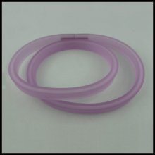 0.50 Cm PVC hohl rechteckig Violett Rosa