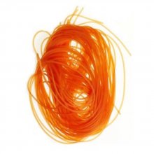 1 Meter 1,5 mm PVC-Faden Orange.