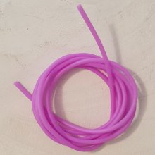 1 Meter PVC-Hohlfaserschnur 2 mm Parma.