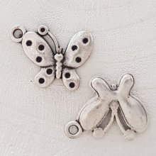 Schmetterling Charm Nr. 14 Silber