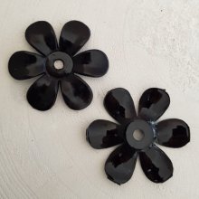 Synthetische Blume Nr. 01 Schwarz