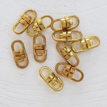 Drehbare Schlüsselanhänger Vergoldet