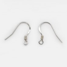 Ohrringhalter Haken aus 925er Silber Nr. 01 x 1 Paar