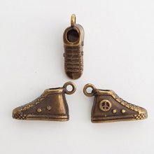 Schuh Charm Nr. 26 Bronze