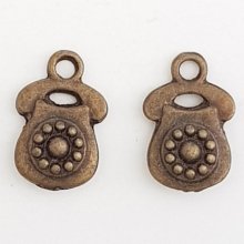 Telefon Charm Nr. 01 Bronze