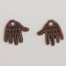 Hand Charm 'MADE HAND' Nr. 01 Kupfer