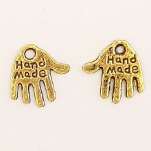 Hand Charm 'MADE HAND' N°01 Vergoldet