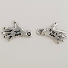 Hand Charm 'MADE HAND' N°03 Silber