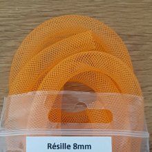Uni-Röhren-Netz 08 mm Orange