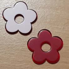 Synthetische Blume 27 mm Rot
