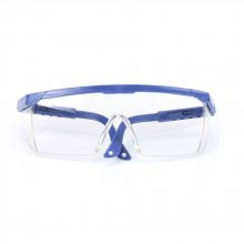 Schutzbrille aus Kunststoff Blau 56